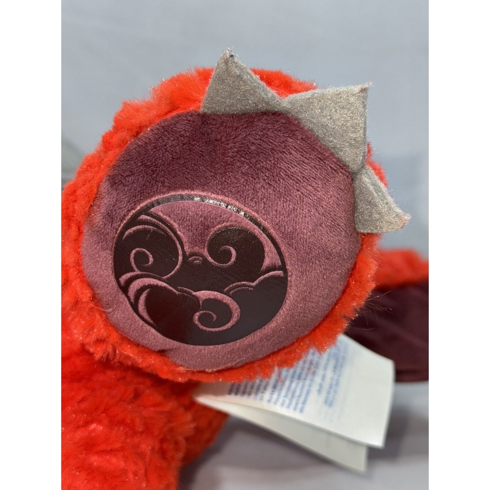 Build A Bear BAB Great Wolf Lodge MagiQuest Charlock MagicQuest Red Dragon Plush - Picture 4 of 5